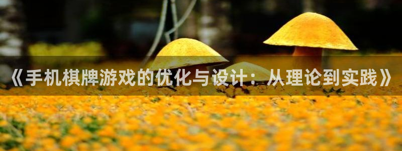 沐鸣2娱乐注册登录平台：《手机棋牌游戏的优化与设计：从理论到实践》